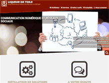 Tablet Screenshot of liqueurdetoile.com